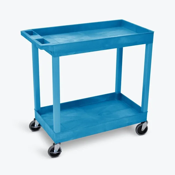 32″ x 18″ Tub Cart – Two Shelves for Heavy-Duty Storage and Organization