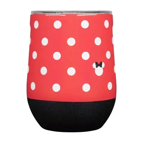Corkcicle 12 oz Red BPA Free Disney Minnie Vacuum Insulated Wine Tumbler