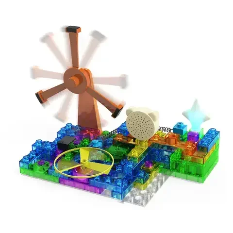 E-Blox Circuit Blox Magnetic Spinner Super Circuit Set Multicolored 78 pc