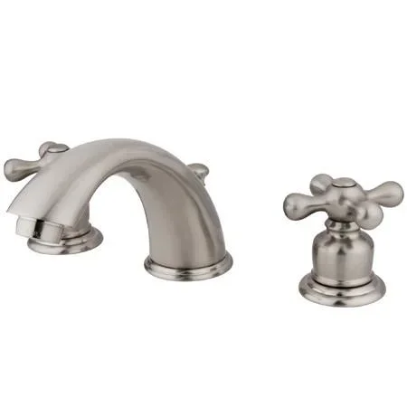 Kingston Brass GKB978X Water Saving Victorian Widespread Lavatory Faucet, Satin Nickel