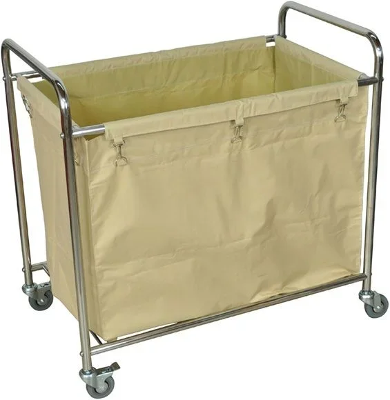 Laundry Cart – Steel Frame and Canvas Bag