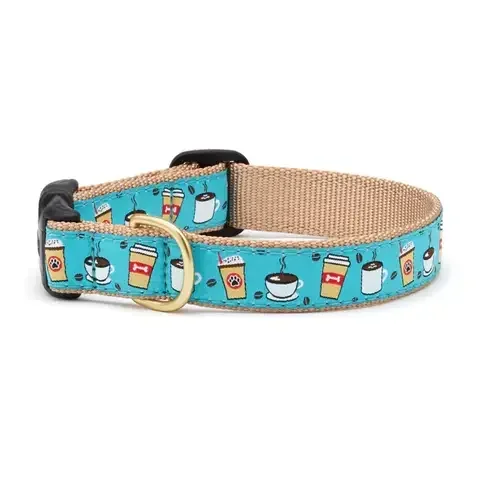 Up Country Blue Coffee Nut Nylon Dog Collar X-Small
