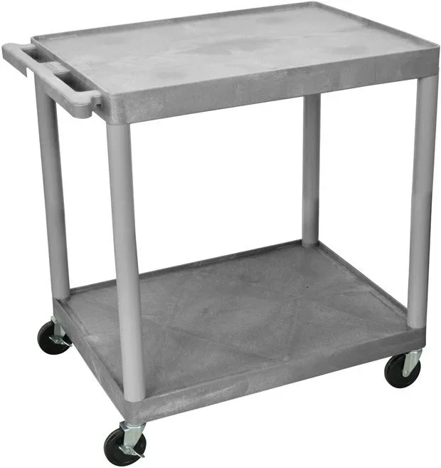 Utility Cart – Two Shelves Structural Foam Plastic