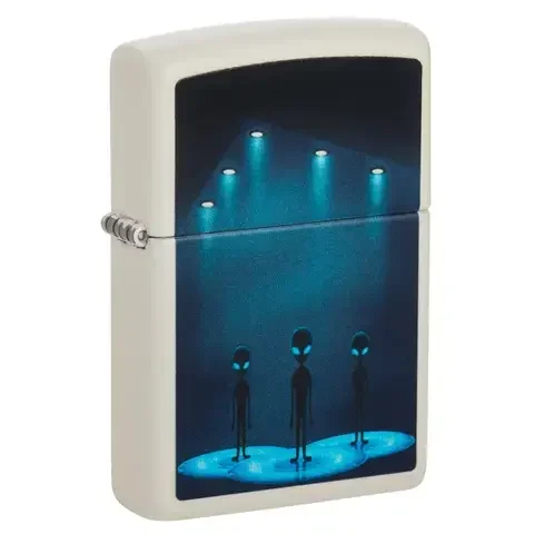 Zippo White Aliens Lighter 1 pk